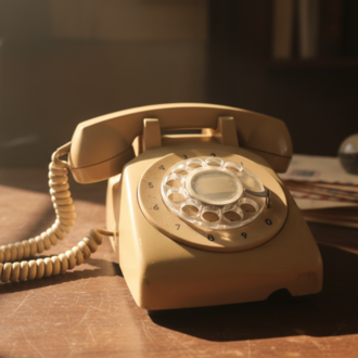Nostaljik Çevirmeli Telefon | Orijinal PTT Dönemi