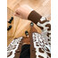 leopar detay triko ceket