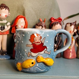 3Boyutlu Ponyo Fincan