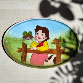 Heidi El Boyaması Dekoratif Seramik Tabak