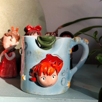 Ponyo 3 Boyutlu figürlü Kupa