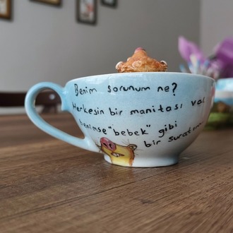 Özel Tasarım Figürlü Fincan/ Ön Sipariş