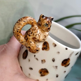 Leopar Tasarım Mug