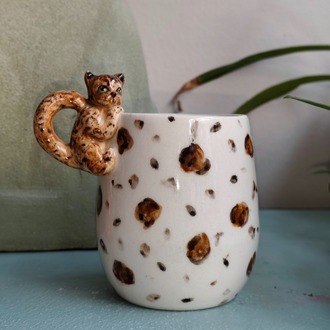 Leopar Tasarım Mug