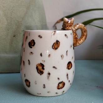 Leopar Tasarım Mug