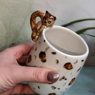 Leopar Tasarım Mug