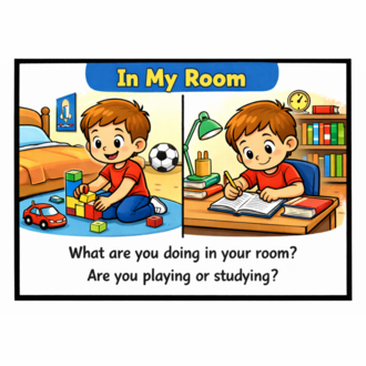 PRESENT CONTINUOUS TENSE SPEAKING CARDS- PERSONAL LIFE