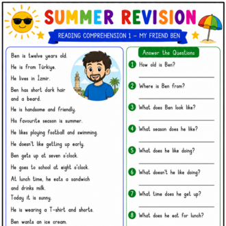 GRADE 4 SUMMER REVISION WORKBOOK