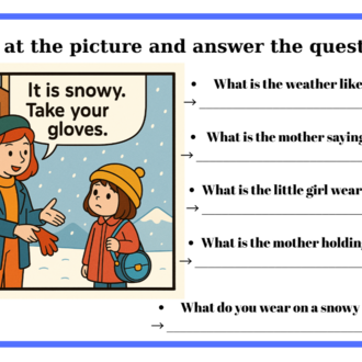 WEATHER CREATIVE WRITING & SPEAKING TASKS