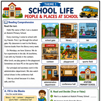 5TH GRADE ENGLİSH READING COMPREHENSION PACK