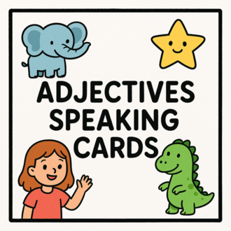 ADJECTIVE SPEAKING CARDS