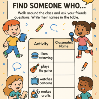 FREE TIME SPEAKING CARDS