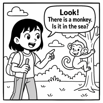 ANIMALS IN NATURE COLORING PAGES