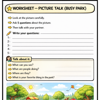 ASK & ANSWER SPEAKING ACTIVITIES
