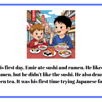 A TURKISH BOY IN JAPAN