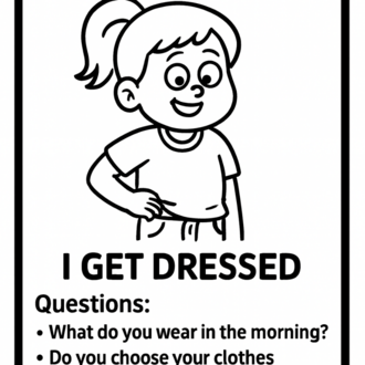 DAILY ROUTINES CONVERSATION  CARDS 