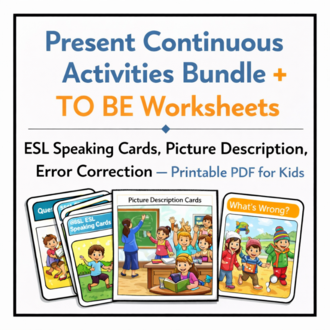 PRESENT CONTINUOUS TENSE BUNDLE