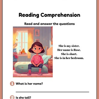 READING COMPREHENSION WORKSHEETS 5