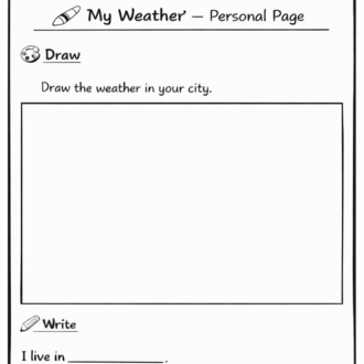 WEATHER WORKSHEETS