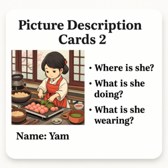 PICTURE DESCRIPTION CARDS 2