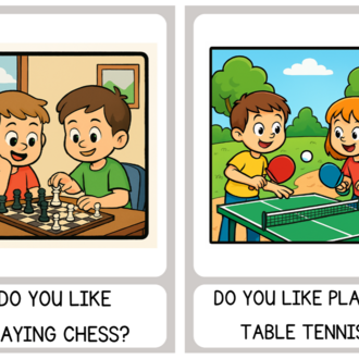 LIKES/DISLIKES SPEAKING CARDS