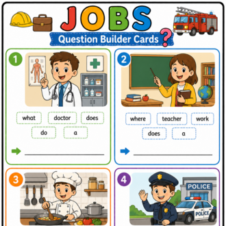 VOCABULARY SPEAKING CARDS