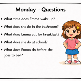 DAILY ROUTINES WORKSHEETS FOR KIDS