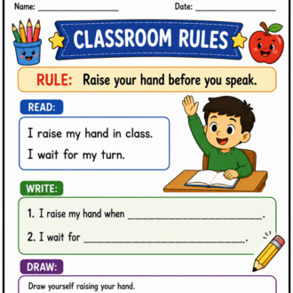 LET'S LEARN CLASSROOM RULES