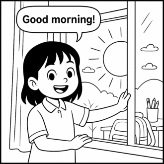GREETINGS COLORING & READING CARDS