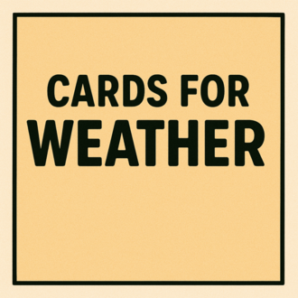 CARDS FOR WEATHER