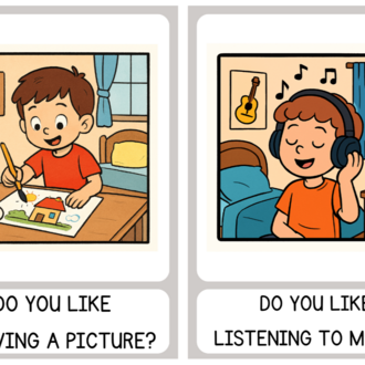 LIKES/DISLIKES SPEAKING CARDS