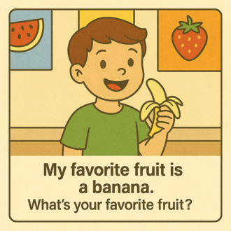 FRUITS SPEAKING CARDS