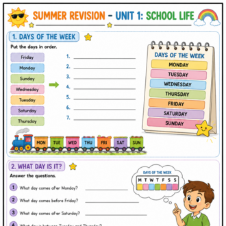 2ND GRADE SUMMER REVISION WORKBOOK