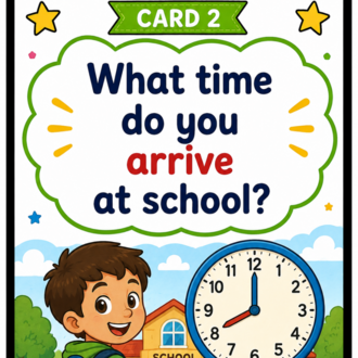 SCHOOL & CLASSROOM SPEAKING CARDS