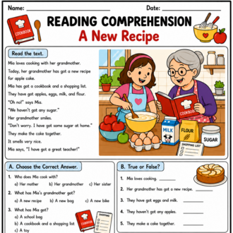 ENGLISH GRAMMAR & READING COMPREHENSION QUIZ PACK