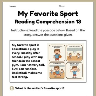 PERSONAL LIFE READING COMPREHENSIONS