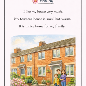 MY HOUSE READING COMPREHENSIONS