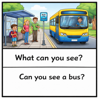 WHAT CAN YOU SEE? SPEAKING CARDS