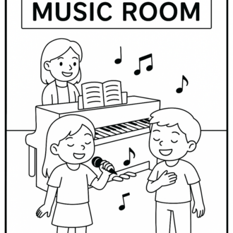 MY SCHOOL COLORING CARDS