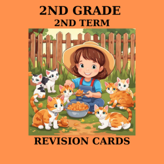 2ND GRADE 2ND TERM REVISION CARDS