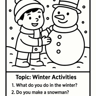 WINTER&PERSONAL LIFE SPEAKING CARDS