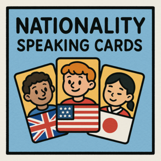 NATIONALITY SPEAKING CARDS 