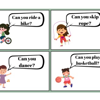 ALL ABOUT ME & MY FAMILY SPEAKING CARDS