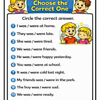 WAS/WERE GRAMMAR PACK
