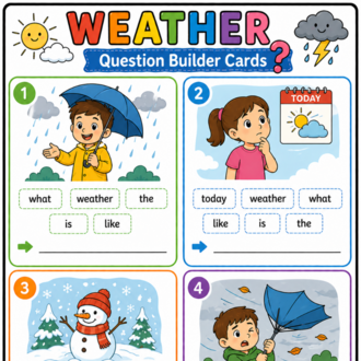 VOCABULARY SPEAKING CARDS