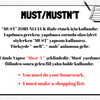 PARTY TIME (INCLUDING MUST/MUSTN'T & ORDINAL NUMBERS) (5. SINIF)