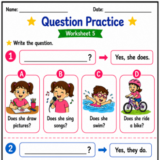 PRESENT SIMPLE ACTIVITIES FOR KIDS