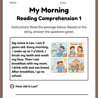 PERSONAL LIFE READING COMPREHENSIONS