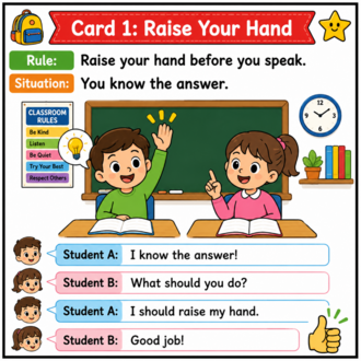LET'S LEARN CLASSROOM RULES