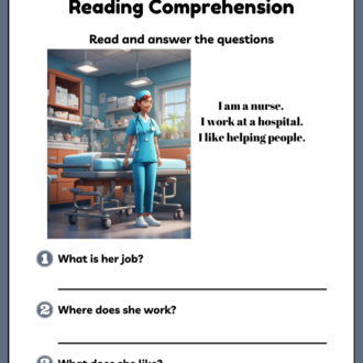 JOBS READING COMPREHENSION WORKSHEETS (4. SINIF)